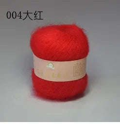 6 Balls Angora Mohair Wool Yarn for Knitting Soft Plush Cashmere Hand Crochet Lanas DIY Scarf Sweater Thread Freeshipping Sales