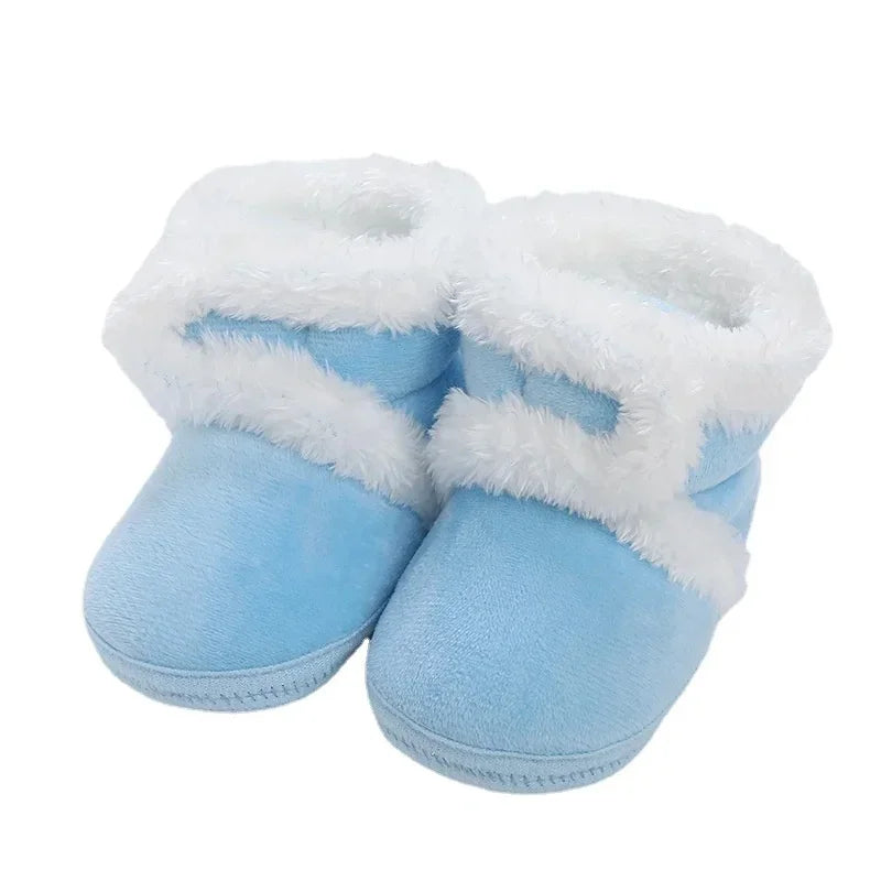 NEW Newborn Baby Socks Shoes Boy Girl Toddler First Walkers Booties Cotton Soft Anti-slip Warm Infant Crib Shoes