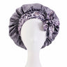 Women Satin Print Sleeping Cap Nightcap Bonnet Headband Women Scarf Sleep Night Hat Bow Bandana Hair Care Headwear Shower Hats