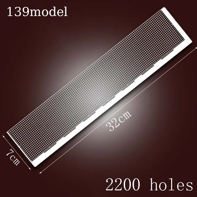 800/1020/2200holes Stainless Steel Ruler For Diamond Painting Embroidery Accessories DIY Drawing Ruler Blank Round Square Drills