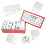 Knit Blockers Set Stainless Steel Knitting Blocking Mats and Pins with 2 Different Sizes for DIY Knit Crocheting Supplies