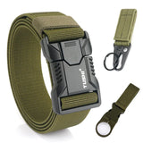 VATLTY New Tactical Outdoor Belt for Men and Women Aluminum Alloy Buckle Quick Release Military Belt Casual Belt Jeans Waistband