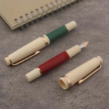 Brand JinHao 82 Mini Fountain Pen Acrylic Plastic Ink Pen Spin Golden EF F M Nib Stationery Office School Supplies Writing Gift