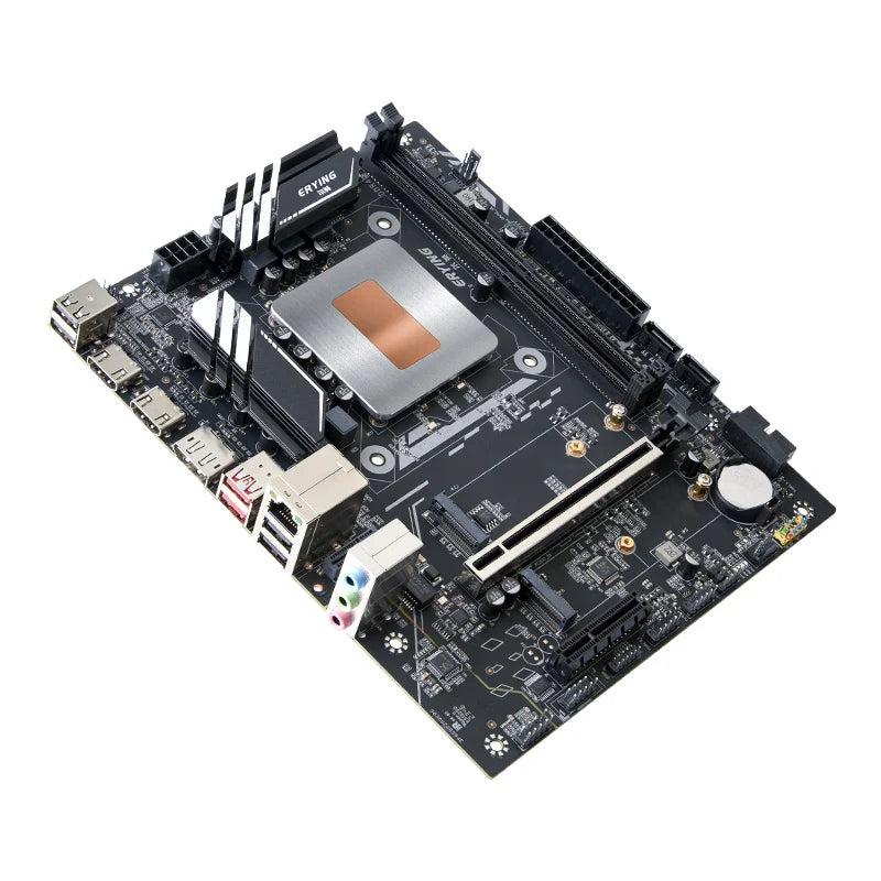 ERYING DIY Gaming PC Desktop Motherboard Set with Onboard CPU Core Interposer Kit i7 12650H i7-12650H 10C16T 24MB DDR4 Computers