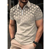 Euro size Fashion Boutique Men's Polo Shirt Summer Casual Business Versatile Clothing Comfortable Breathable Polo sleeve Top