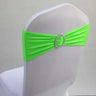 10pcs 50pcs Stretch Spandex Chair Sash Band With Round Buckle Elastic Wedding Chair Bow Tie For Hotel Party Decoration