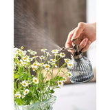 New Embossed  Glass  Air Pressure Gardening Special Retro Small Can Disinfection Watering Bottle Household Glass Spray Bottle