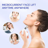 EMS Face Lifting Machine Face Slimming Roller Micro Current Massager Tightening Neck Lines Double Chin Remover Skin Care Device