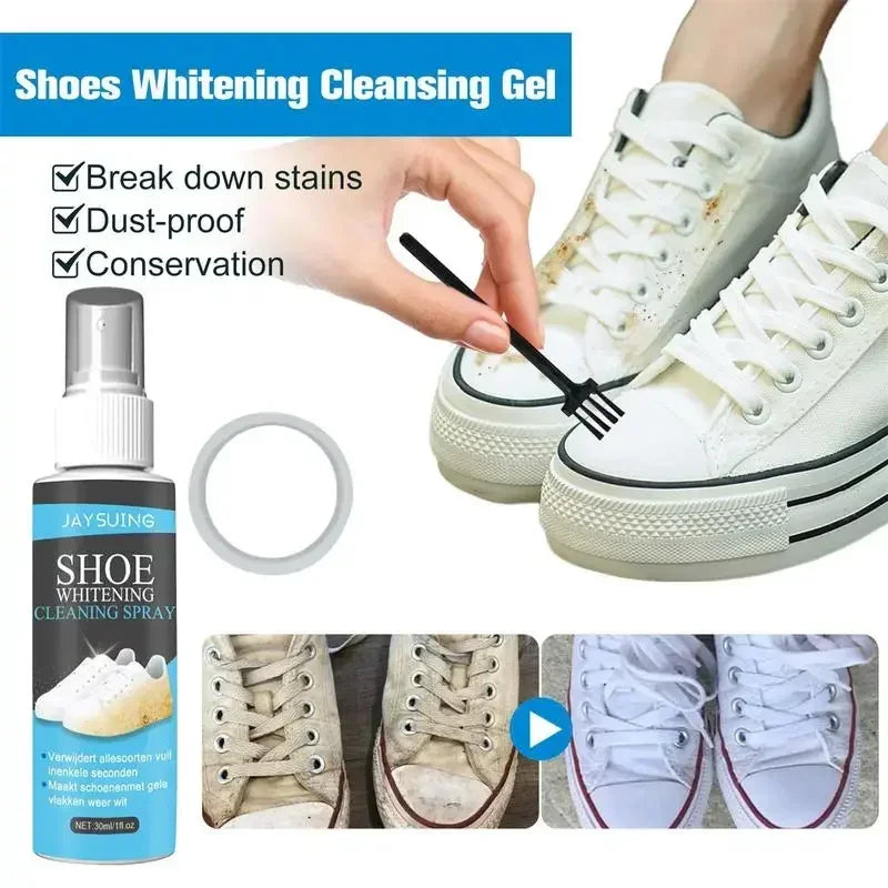 White Shoes Cleaning Gel Clean Whitening Polish Shoe Stain Foam Deoxidizer Sneaker Remove Yellow Edge Oxidizing Sneaker Remove