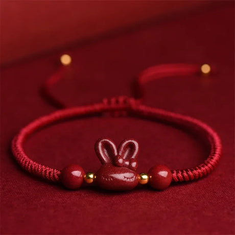 Small Gold Color Titanium Beads Red Thread Woven Braid Couple Bracelets Anklets for Women Men Fashion Jewelry YBR687