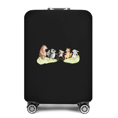 Luggage Protective Cover Elastic Dust Cover Cartoon Printed for 18-28 Inch Bag Suitcase Covers Trolley Cover Travel Accessories