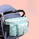 Baby Stroller Organizer Baby Diaper Bag Tote - Mommy Bag 2 Insulated Cup Holder, Adjustable Shoulder Strap, Large capacity