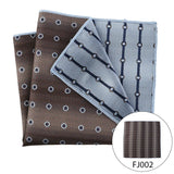 Men Pocket Square Light Coffee Beige Handkerchief Men Business Suit Pocket Towel Paisley Dot Blue Floral Handker Man Neckties