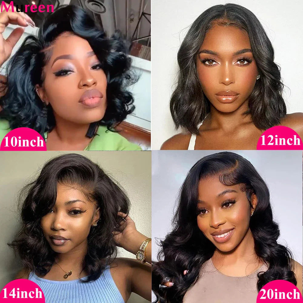 Body Wave Wear And Go Glueless Bob Wigs For Women Ready To Go Human Hair Wigs 4x4 Pre Cut Lace Closure Wig Human Hair