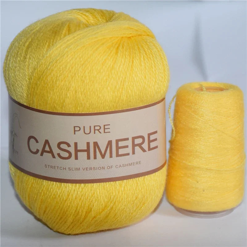 Pure Natural Mongolian Cashmere Yarn Crochet Lana para tejer knitting wool Yarn Baby laine Yarny Knit Thread Hand-Weaving 8sets