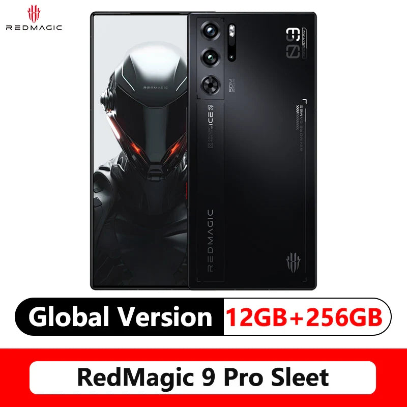 RedMagic 9 Pro Global Version smartphone Gaming Phone Snapdragon 8 Gen 3 6500mAh Battery 80W Fast Charging 5G Esports Phone