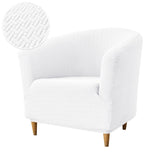 Elastic Jacquard Cover For Tub Chair Living Room 1 Seat Sofa Slipcover Single Seater Furniture Couch Washable Armchair Cover