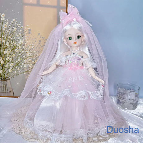 Attractive Eyes 1/6 Bjd Byte Dolls For Kid Girls Birthday Gift Ball-jointed Anime Figure Doll 30cm with Dresses Clothes Dress Up