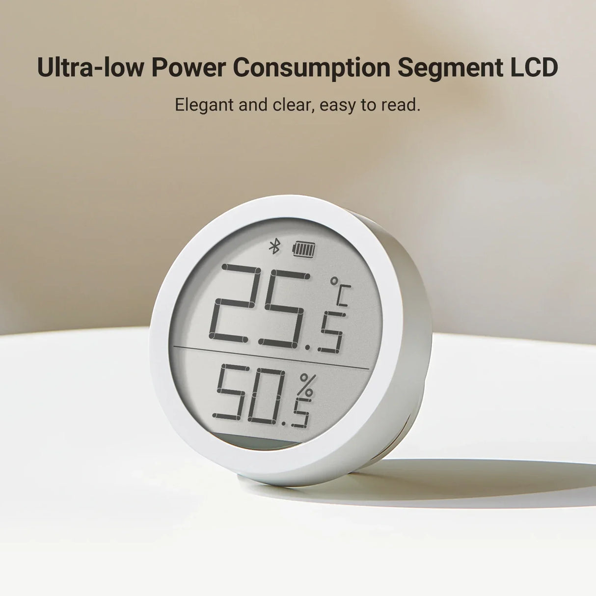 Qingping Bluetooth Hygrometer Thermometer Temperature&Humidity Sensor for Xiaomi App Smart Home Sensor Lite version