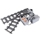 City Trains Train Rail Crossing Track Rails Soft Tracks Cruved Straight Railway Building Blocks Bricks DIY Toys For Children Boy