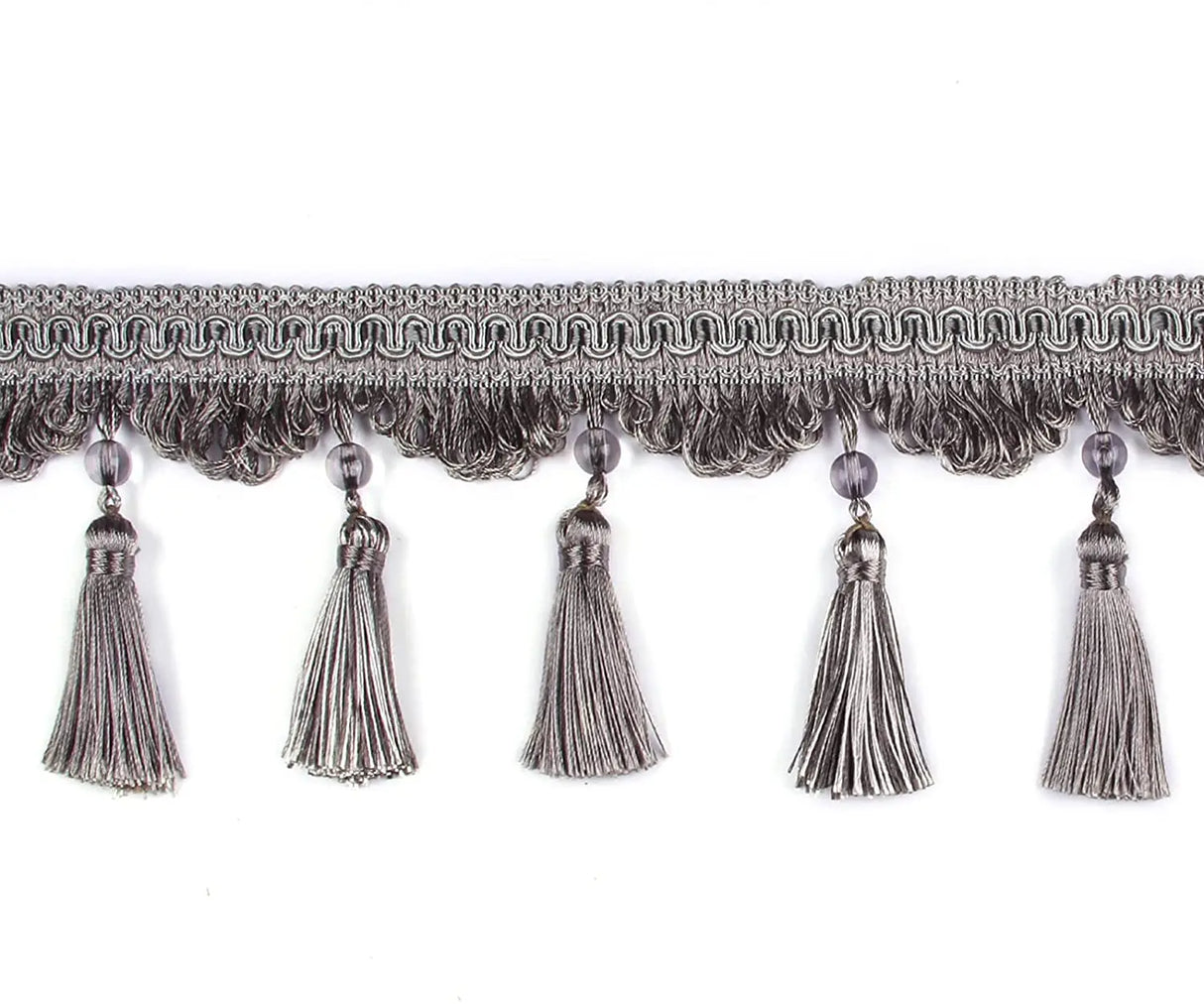 6M/Lot 9cm Width Curtain Fringe Tassel Trim Lace Accessories Decorative Clothing DIY Sewing Fabric Webbing Pearl Tassels Lace