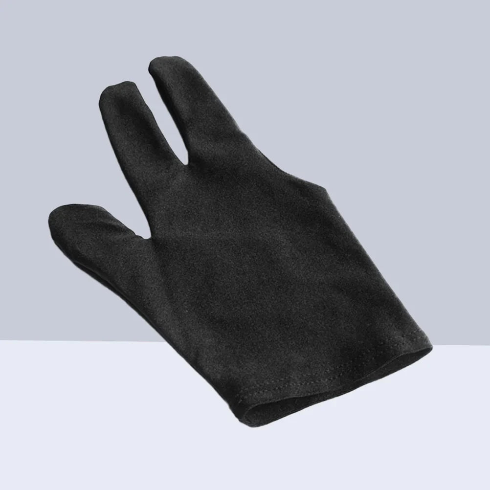 12 Pcs Snooker Glove Billiard Cue Three Finger Accessory Kids Mittens 3 Fingers Gloves Billiards Yo-Yo