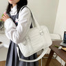 Japanese Student Bag Handbag High School Student JK Uniform Bag Shoulder Bag Messenger Bag PU lLeather Women's Computer Bag