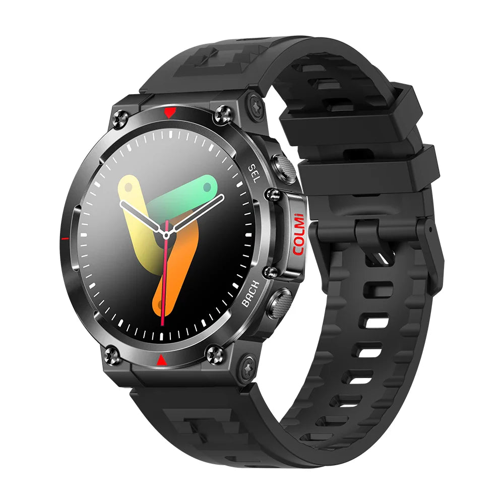 COLMI V70 Smartwatch for Men, Ultra-big HD AMOLED Screen, Bluetooth Call Watch, Health and Fitness Tracking Smartwatch