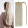 Real Beauty Ponytail Human Hair Wrap Around Horsetail Straight Brazilian100% Remy Human Hair Ponytail Extensions 60/100/120/150g