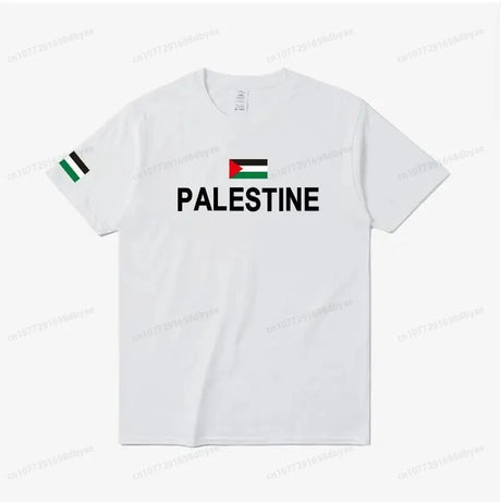 Women's Palestine Plus Size Cotton Name Palestine Map Men's T-Shirt Cotton T-Shirt Top Gaza T-Shirt Fashion T-Shirt Clothing