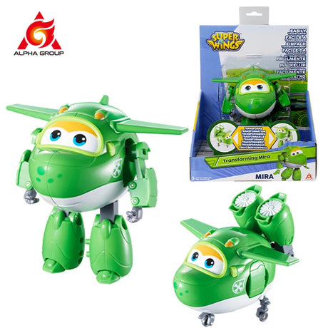 Super Wings 5 Inches Transforming Jett Dizzy Donnie Deformation Airplane Robot Action Figures Transformation Animation Kid Toys