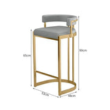 Garden Reception Counter Bar Stools Metal Designer High Computer Space Saving Bar Chair Comfortable Taburete Alto Home Furniture