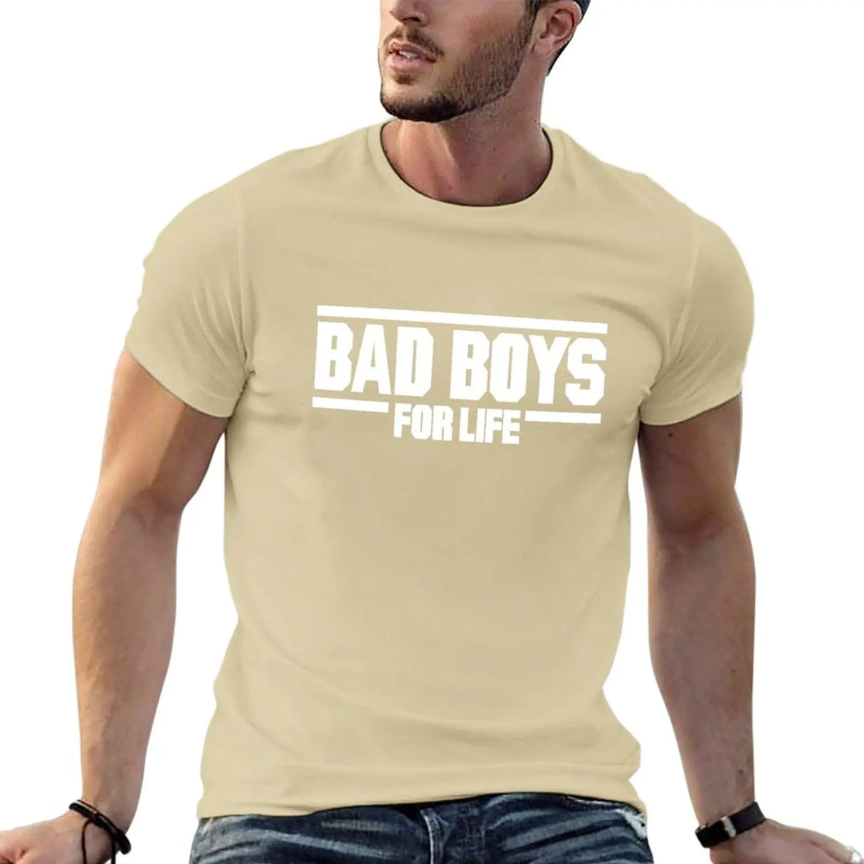 New Forever Bad Boys For life T-Shirt plain t-shirt graphic t shirt oversized t shirt men