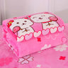 Sanrio Bedding Sheet Plush Cartoon Hello Kitty Blanket Air Conditioner Blanket Winter Woolen Blanket Quilt