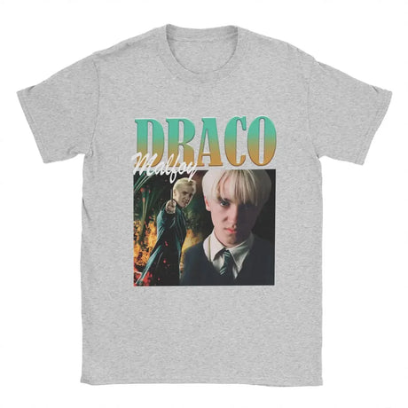 Draco Malfoy Men T Shirt Awesome Tees Short Sleeve O Neck T-Shirt 100% Cotton Gift Idea Tops