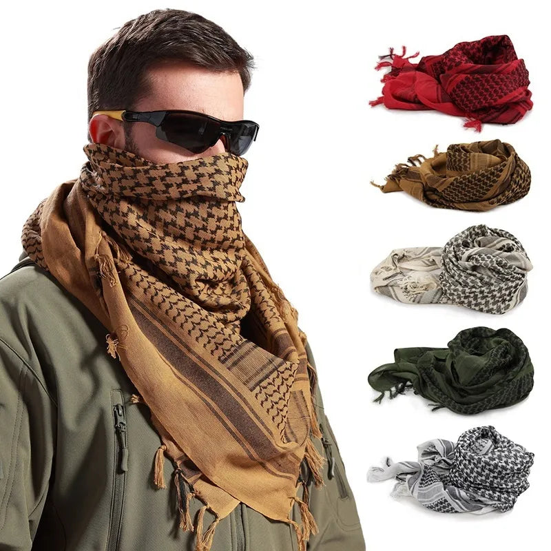 Summer Women Tactical Arab Scarf Men Fashion Lightweight Hijab Scarf Spring Army Plaid Head Scarf Keep Warm 2020 New Hot Sale