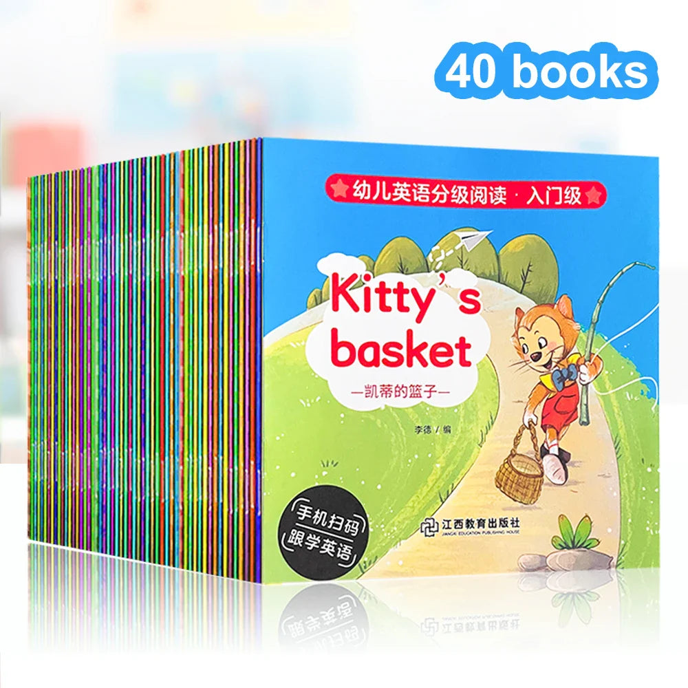 Kids English Words Learning Picture Books Montessori Bedtime Reading Pocket Book Enlightenment of Early Childhood Teaching AIds