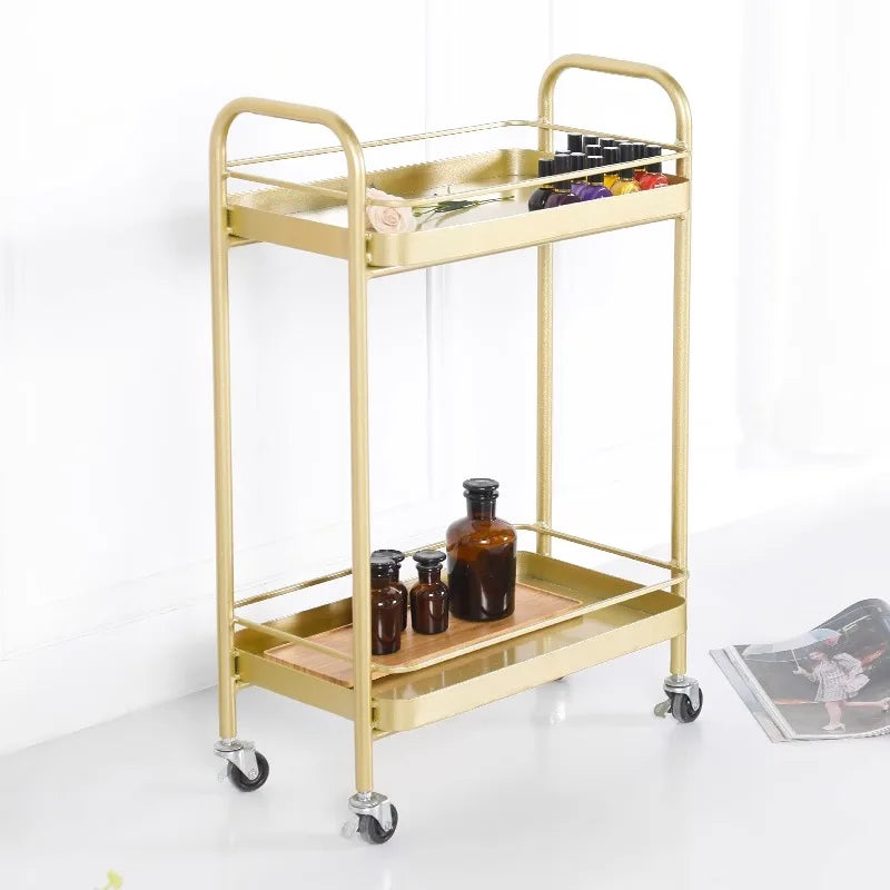 Rolling Cart Organizer Trolley Kitchen Shopping Beach Basket Utility Trolley Storage Bar Tables Archivadores Restaurant Furiture