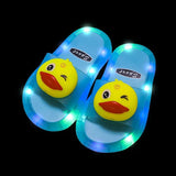 Cartoon Unicorn Animals luminescence Shoes Children’s Boys Girls Slippers Lighted Fashion Cute Shoes Toddler Slippers For Kids