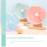 Hamster Running Wheel Stable Chinchilla Small Cage Silent Hedgehog Rat Exercising