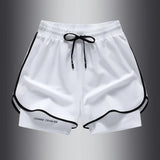 2023 Men's Physical Training Shorts Bermuda Fitness Jogging Pants Built-In Pocket Beach Pants Basketball Training Sports Pants