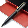 MOM CT R De Series Luxury Ballpoint Pens Green Blue Red Barrel Silver Diagonal Grain Writing Stationery  Office Supplies