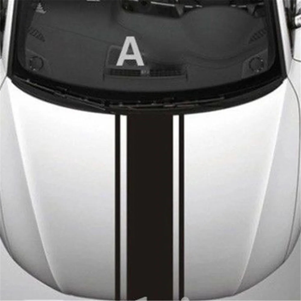 Hood Car Sticker Personalized Stripe Stickers Auto Modified Body Sticker Hot-selling Car Accessories Decoration Covering Film