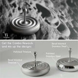 Spinning Top Rotating Magnetic Decoration Desktop Droplets Spiner Toys Gifts Hot Sale Movie Totem Print Spinning Top