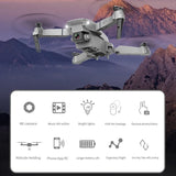 Lates 2023 New E88 Pro WIFI FPV Drone Wide Angle HD 4K  Camera Height Hold RC Foldable Quadcopter Dron Helicopter Toys e88pro