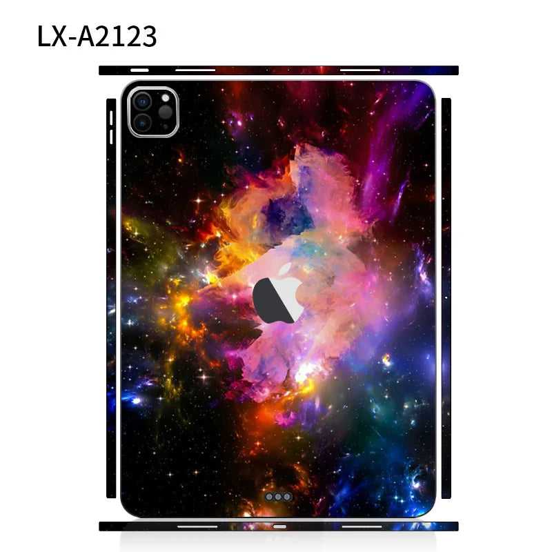 For iPad Skin Cover Sticker Pro 11 12.9" 2020 2021 2022 Air 4 5 10th Gen 10.9 Tablet Decals iPad Skins Stickers Protective Film