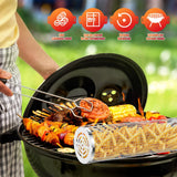 Stainless Steel BBQ Grill Basket Set Cylinder Barbecue Grate Camping Picnic Cookware for Grilling Vegetables Meat Fish Seafood