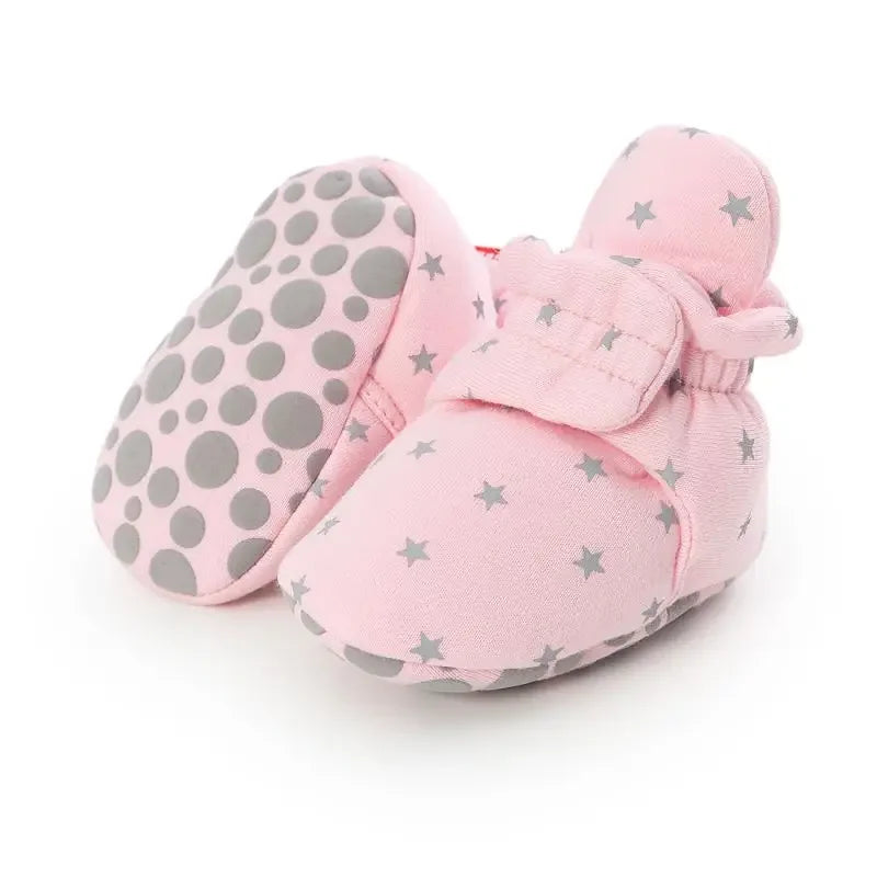 NEW Newborn Baby Socks Shoes Boy Girl Toddler First Walkers Booties Cotton Soft Anti-slip Warm Infant Crib Shoes