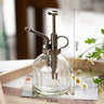 Glass Embossed Air Pressure Gardening Small Watering Can Disinfection Watering Bottle Household Glass Spray Bottle