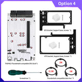 Thunderbolt-compatible GPU Dock TH3P4G3mini Graphics Card USB3.0 Extended PCI-E X16 Interface 60W PD Charging with Bracket